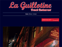 Tablet Screenshot of laguillotine.com.au